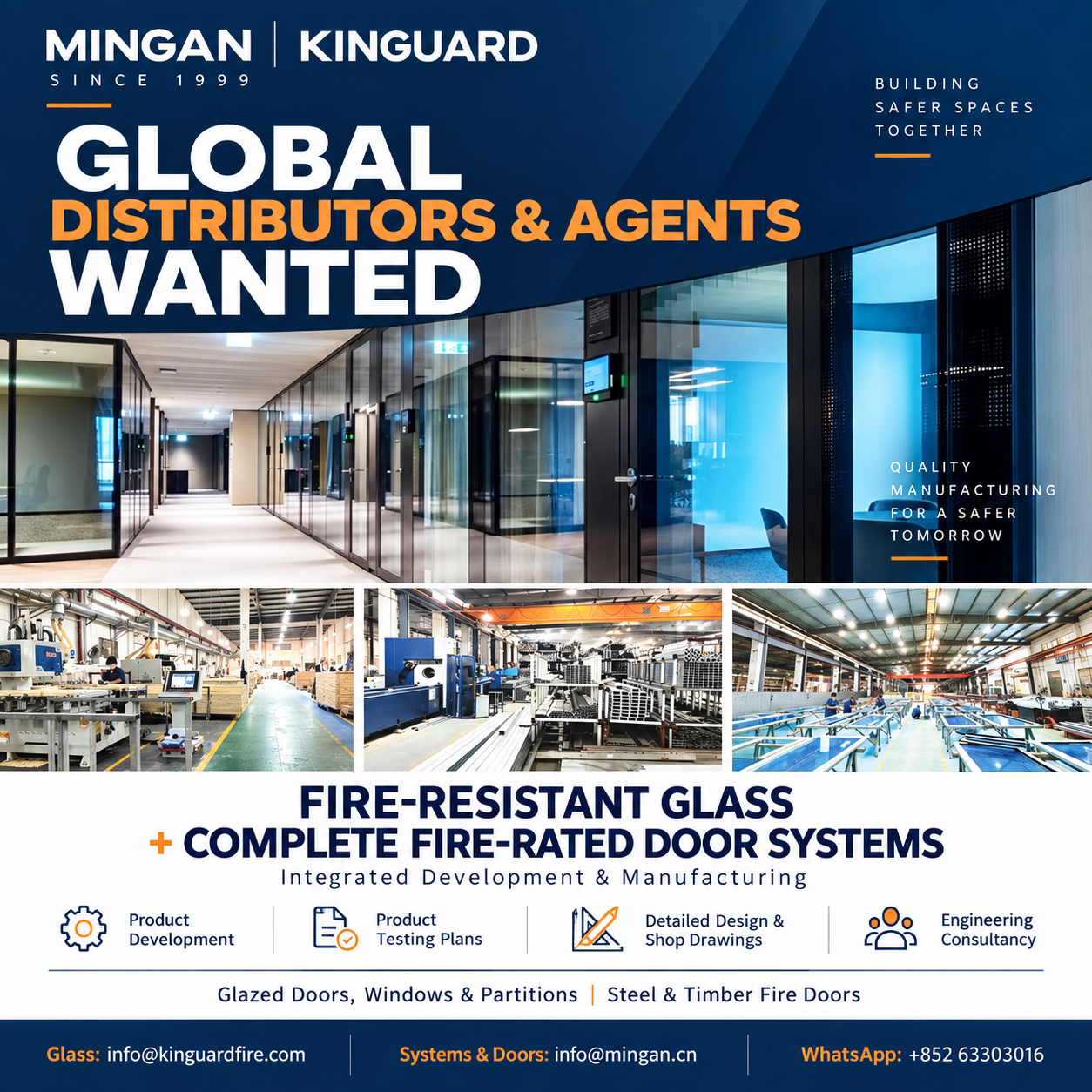 MINGAN KINGUARD global distributors and agents